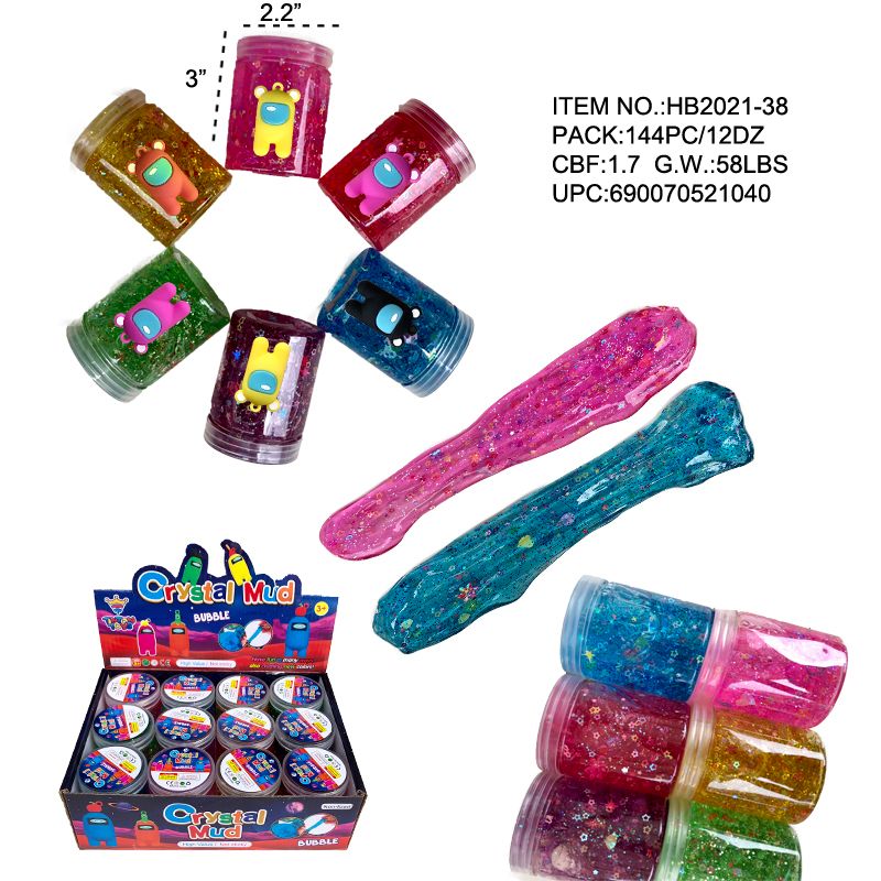 Balls Squish slime toys display of 12 pieces