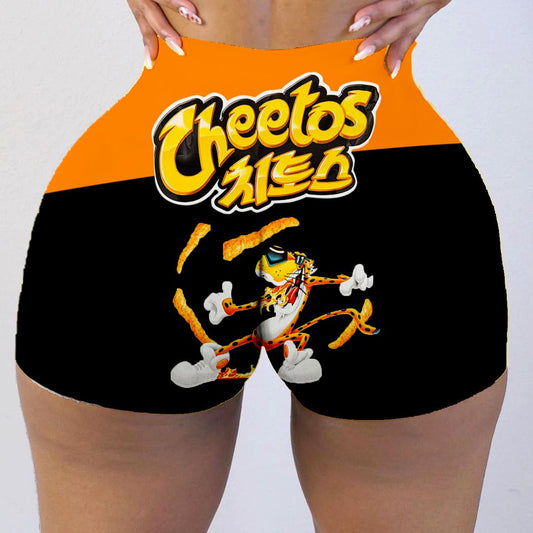 Cheetos snack tiger fresh 3d printing hot beach shorts wholesale