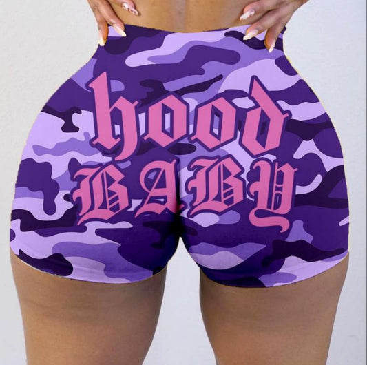Good BABY purple camouflage shorts wholesale
