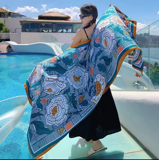 Beach Cover Sarong Stylish and Versatile Luxurious Beach Cover  17