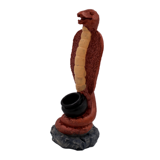 Wholesale Resin Handmade snake brown Water Pipe Home Decoration Table Figure Sculpture