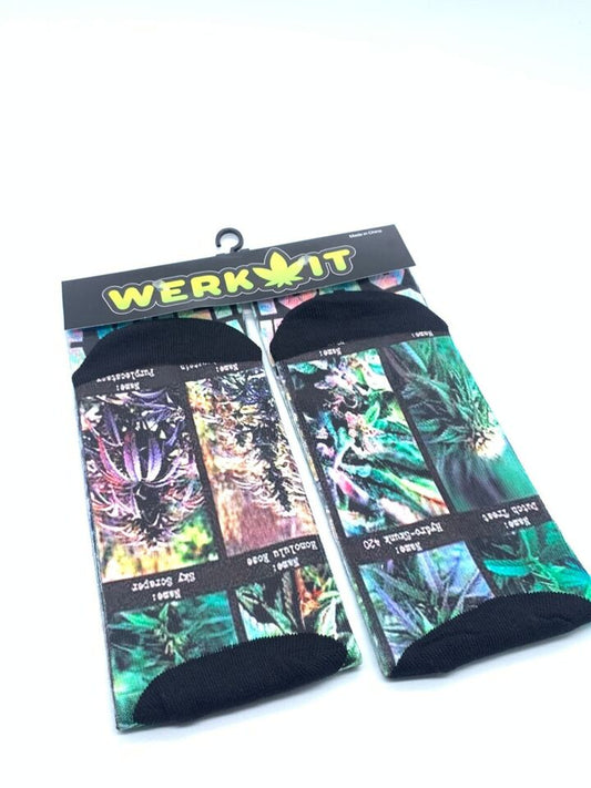 wholesale Flowers Unisex Printed Long Men Socks 3D Most Wanted Hemp Design 420 Canna Gift