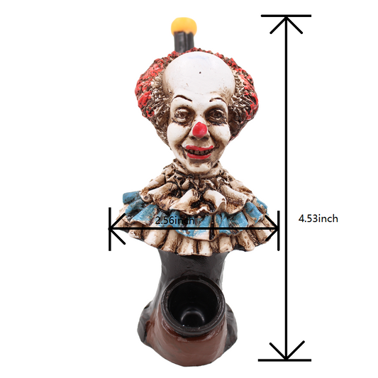 Wholesale Resin Handmade clown Water Pipe Home Decoration Table Sculpture