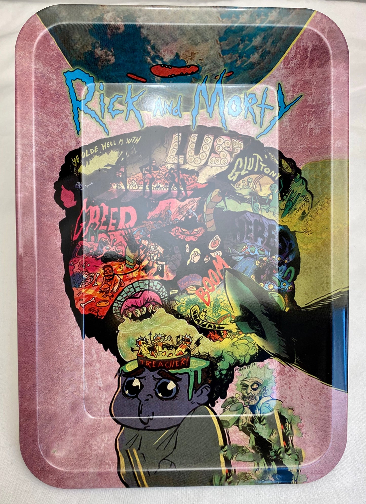 Tray printed SMALL SIZE R&M LUS