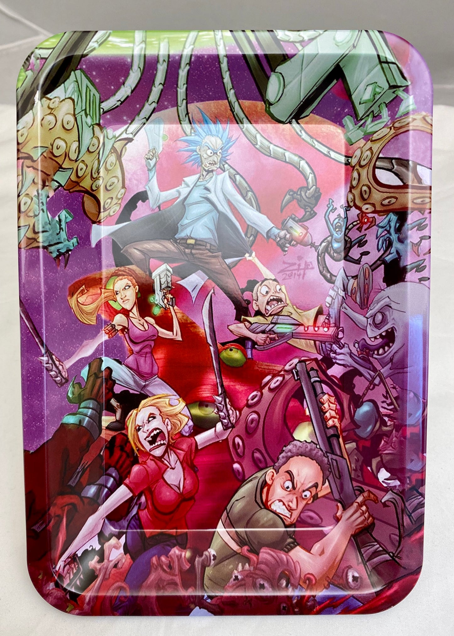 Tray printed SMALL SIZE R&M REALISTIC