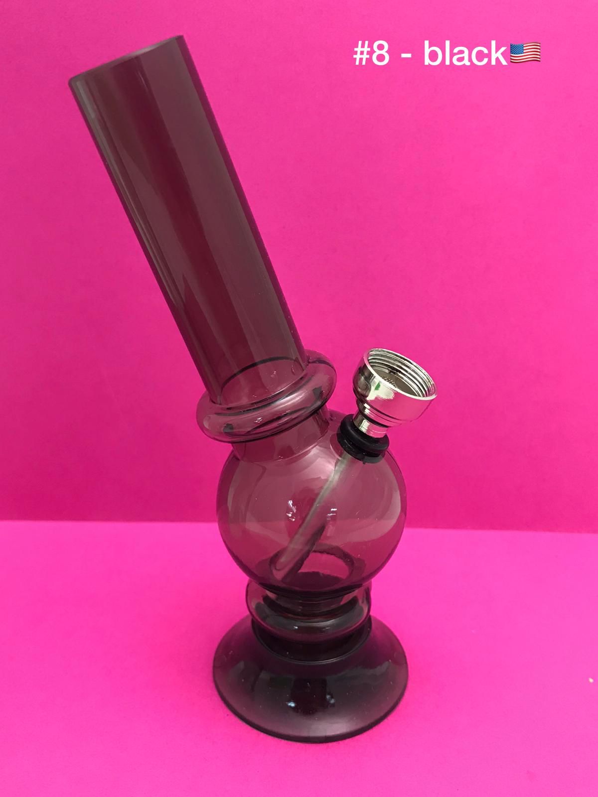 ACRILIC BONG CLASSIC SMALL BLACK