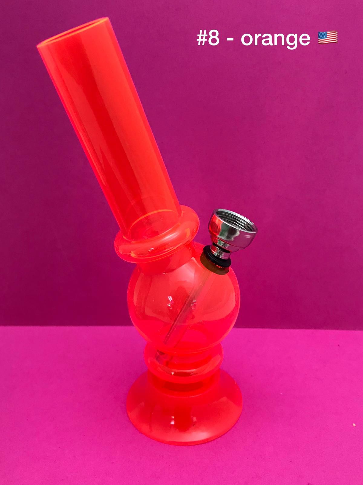 ACRILIC BONG CLASSIC SMALL ORANGE