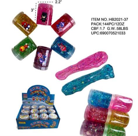 Squish Slime toys display of 12 pieces