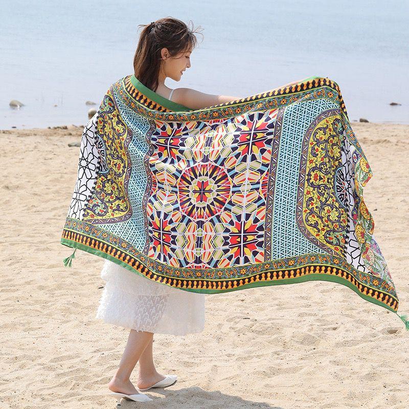 Beach Cover Sarong Stylish and Versatile Luxurious Beach Cover 4