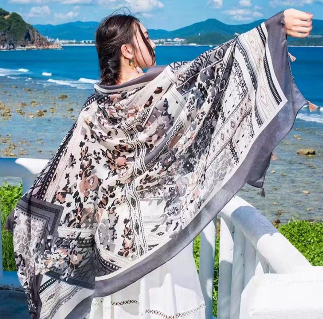 Beach Cover Sarong Stylish and Versatile Luxurious Beach Cover  23