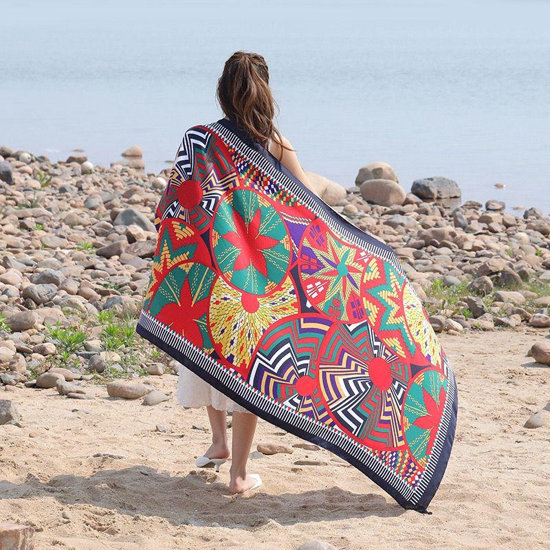 Beach Cover Sarong Stylish and Versatile Luxurious Beach Cover 3