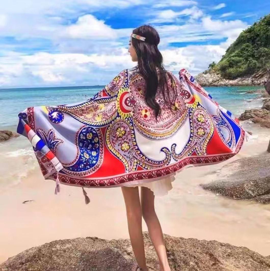 Beach Cover Sarong Stylish and Versatile Luxurious Beach Cover  18