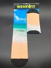 Beach Unisex Printed Long Socks Summer Paradise Beach 3D Gift Cool Design 8-13