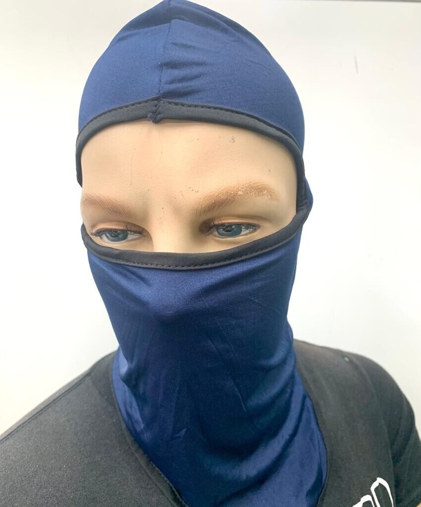 dark blue ski mask face cover neck Motorcycle Ninja Tactical Army