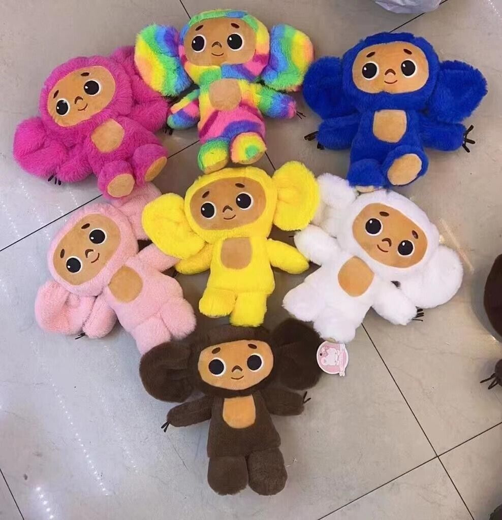 Cheburashka plush toy Cartton monkey for boys and girls stuffed toy Perfect gift