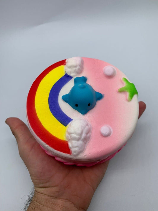 squishy Rainbow cake home decoration toy slow rising stress relief