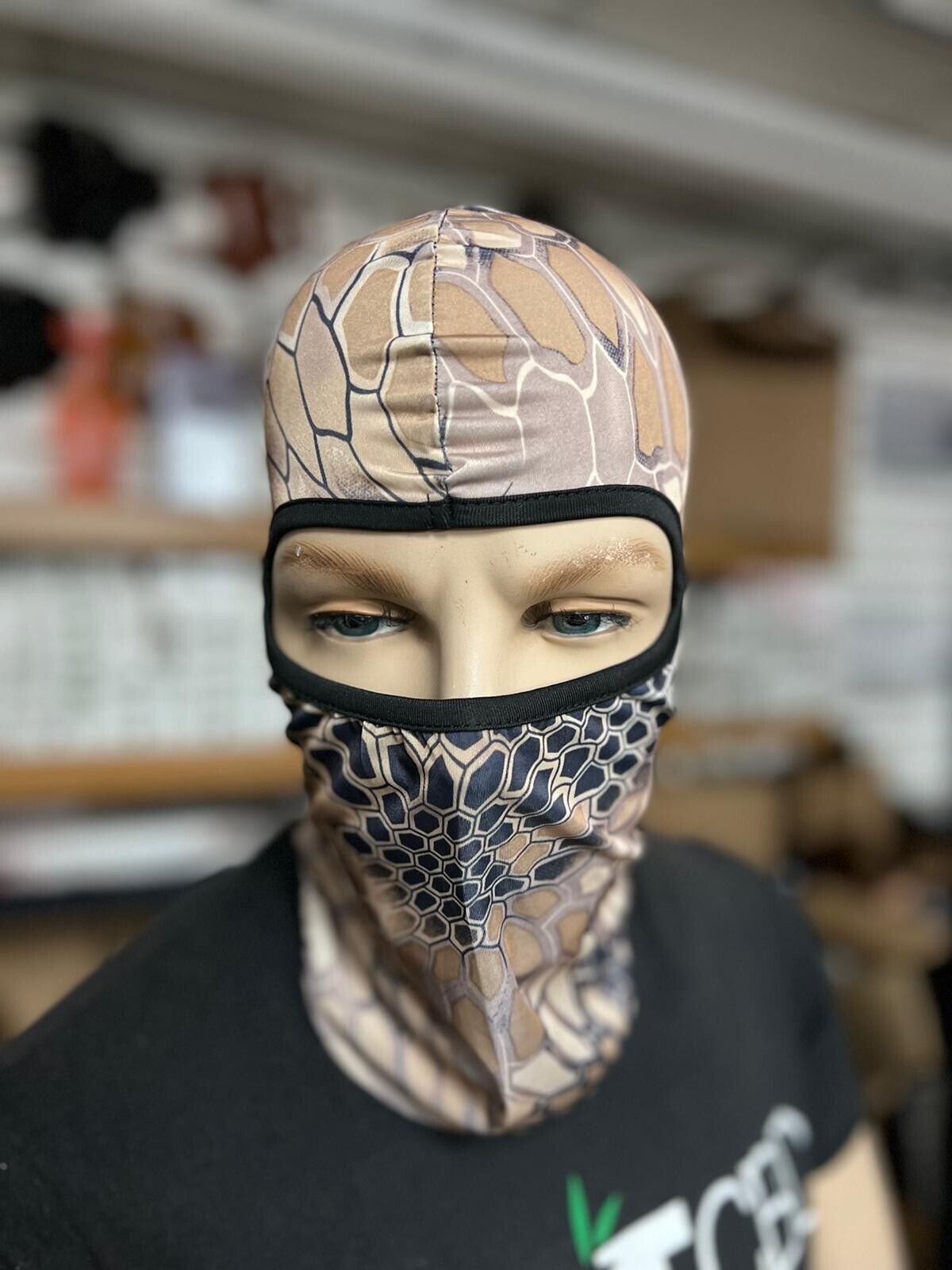 brown snake ski mask unisex pop stars trendy snow kids adults