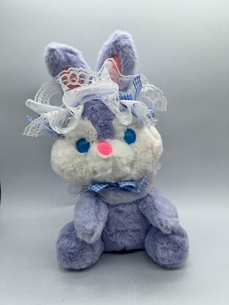 cute kawaii baby purple bunny plush stuffed animal trendy kids adults toy