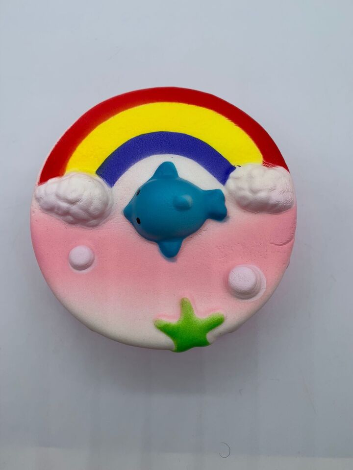 squishy Rainbow cake home decoration toy slow rising stress relief