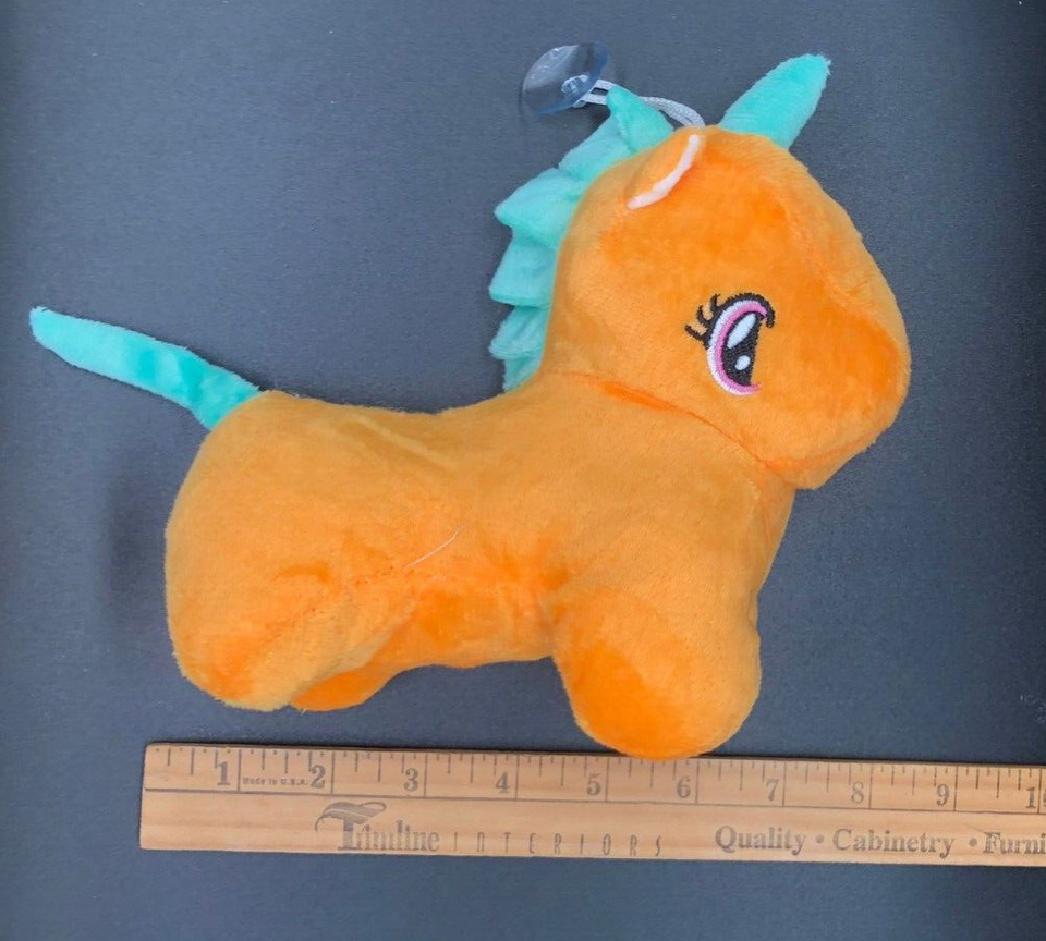 plush toy Orange Unicorn Unisex Perfect Christmas gift