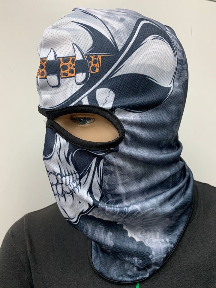 ski mask face cover neck skull wings Motorcycle Ninja Army Hunting gardener ski