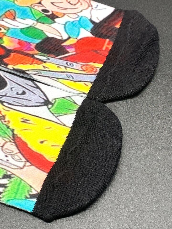 Comic Unisex Printed Long Socks Rasta 3D Snoop High 420 Gift Cool Design 8-13