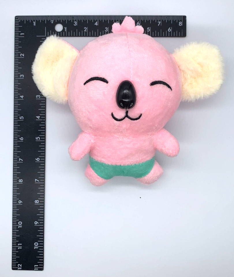 plush toy koala pink with green pants unisex collectable decoration gift