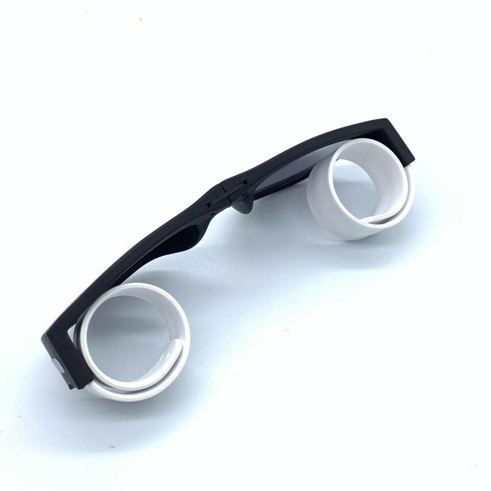 White Sunglasses & Wristband in One Foldable Clap & Go Foldable Stylish Shades