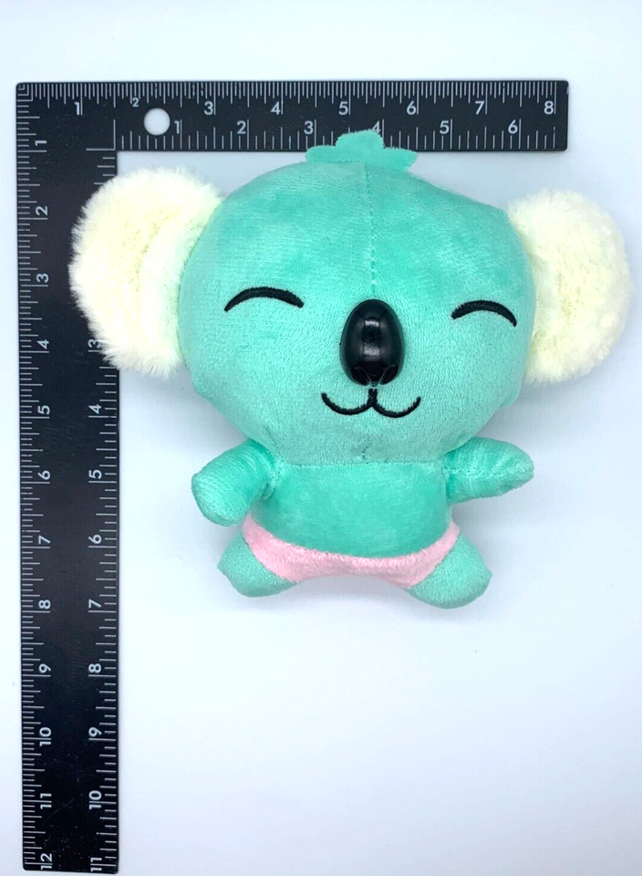 plush toy koala green with pink pants decoration gift unisex collectable