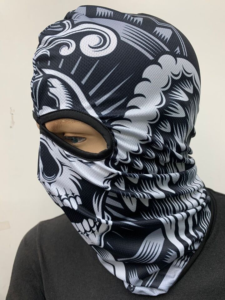 skull ski mask face cover neck Motorcycle Ninja Army Hunting gardener ski