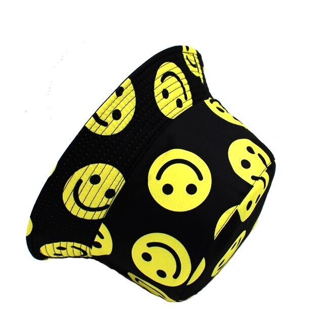 Smiley Face Bucket Hat Happy Vibes for Summer Fun