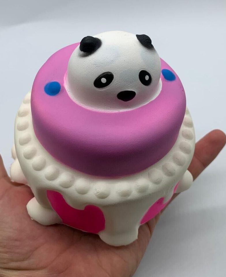 squishy Two-Tiered Cake with Panda home decoration toy slow rising stress relief