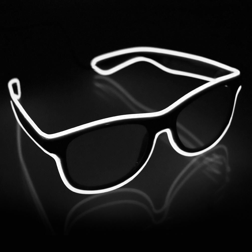 Cool led glasses WHITE