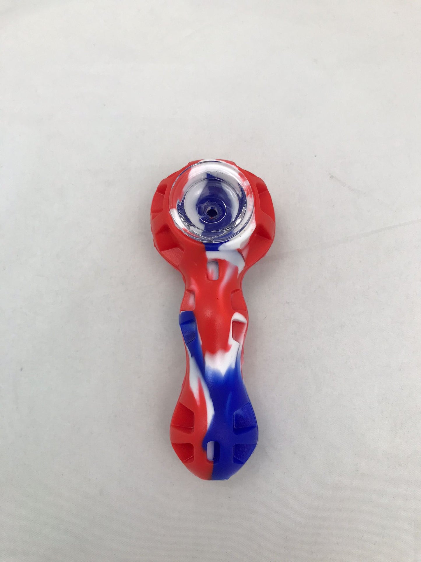 Silicon classic pipe RED/BLUE