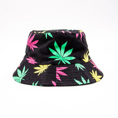 Weed print bucket hat