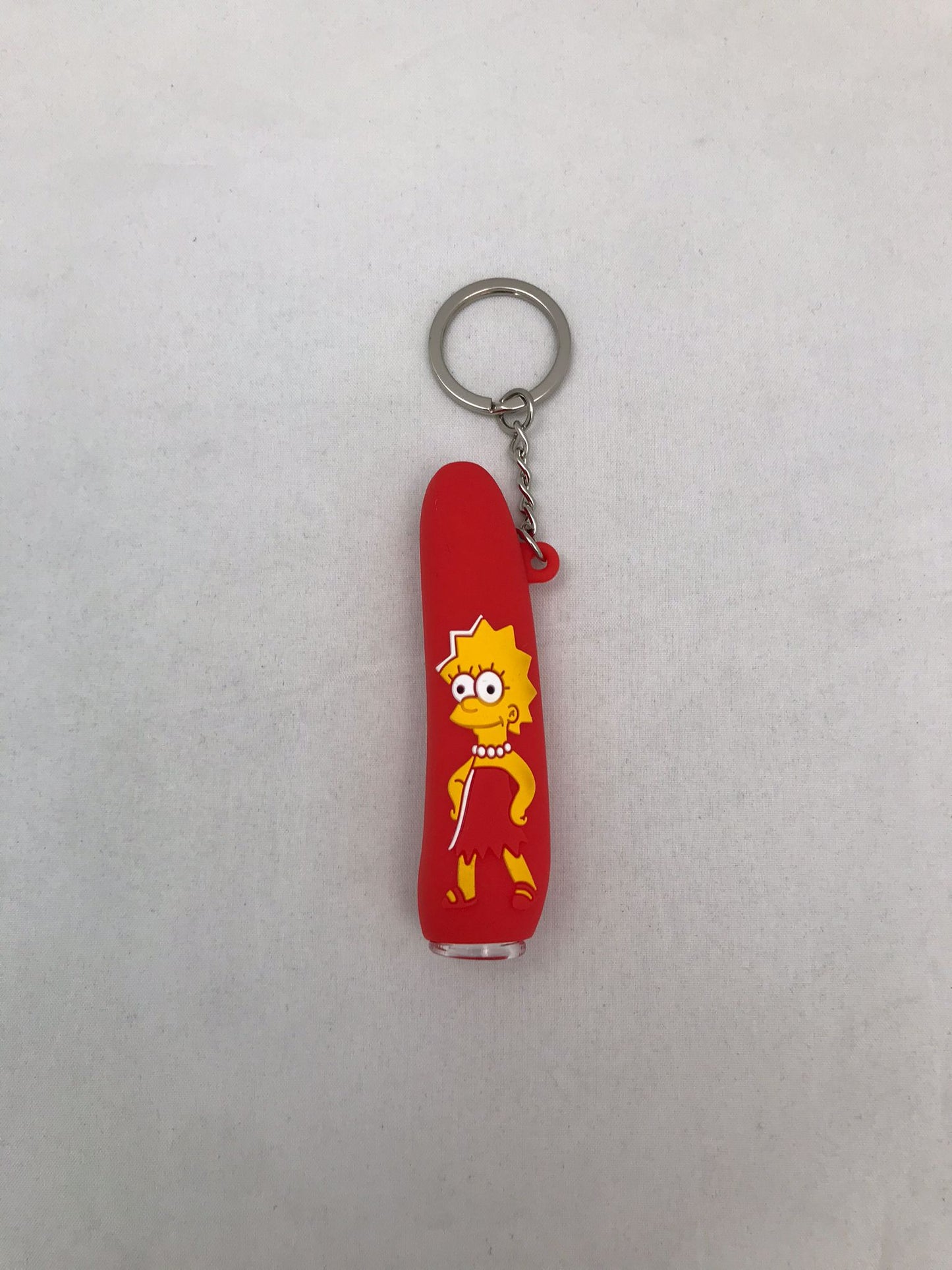 Silicon keychain pipe LISA