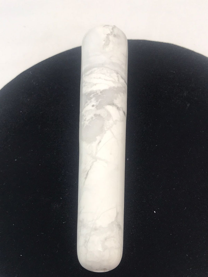 Real Natural healing stone pipe HOWLITE