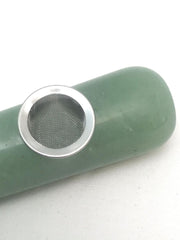 Real Natural healing stone pipe AVENTURINE QUARTZ