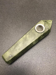 Real Natural healing stone pipe HOWLITE