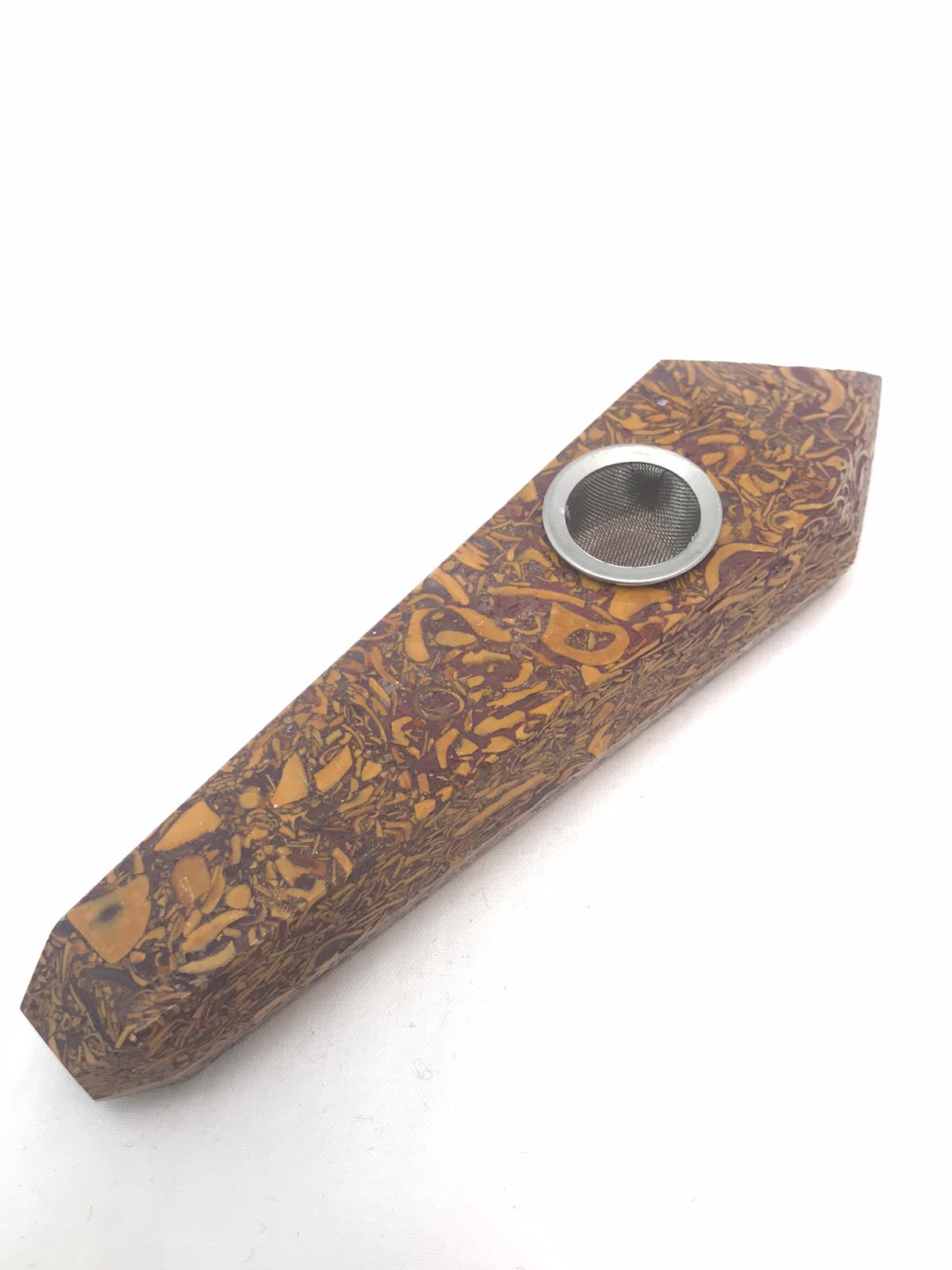 Real Natural healing stone pipe LIGHTER IMPERIAL JADE