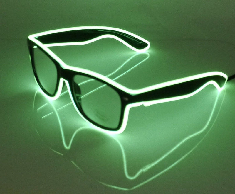Cool led glasses GREEN