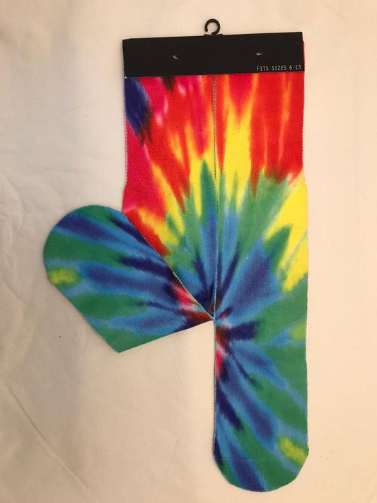 SPIRAL PSYSHEDELIC printed socks