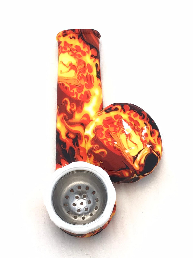 Silicon small pipe with lid FLAMES