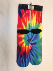 SPIRAL PSYSHEDELIC printed socks