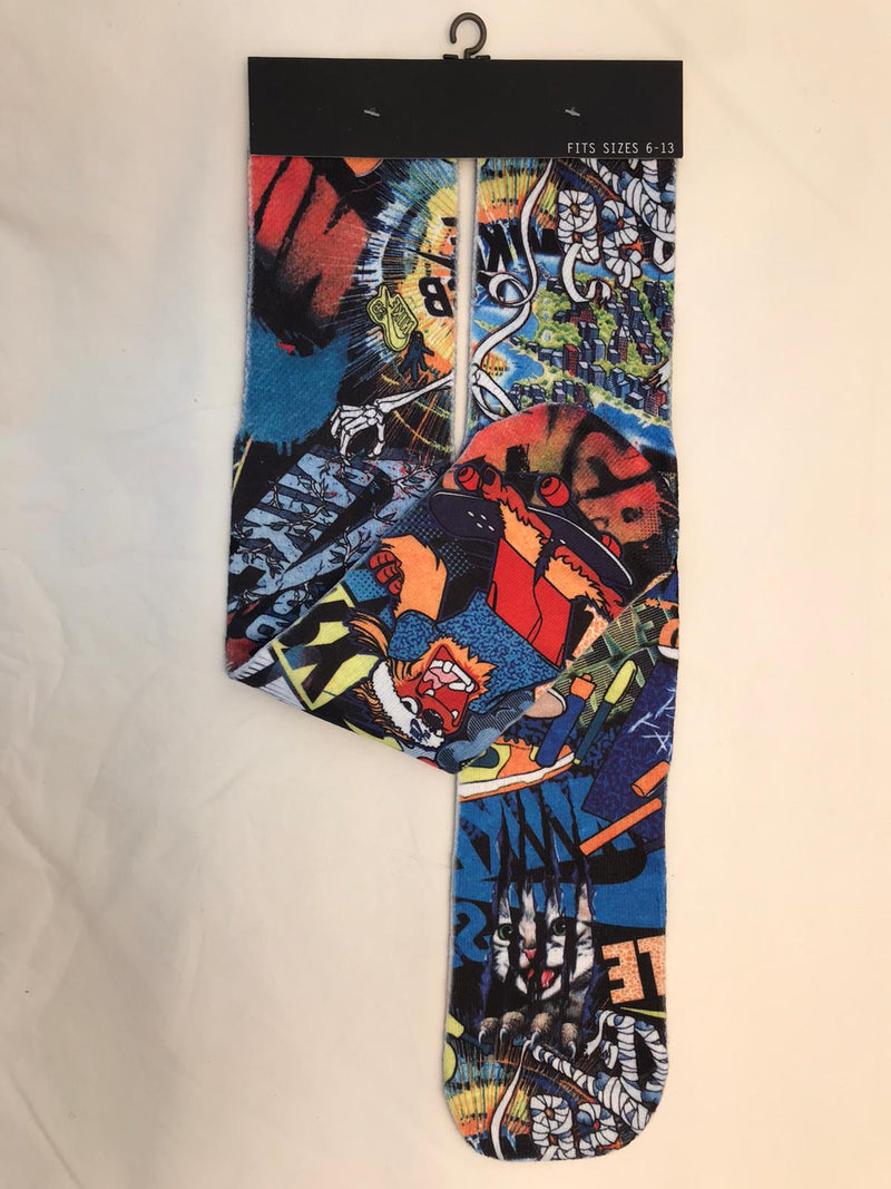 COMIC printed socks