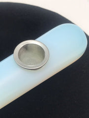 Real Natural healing stone pipe OPAL