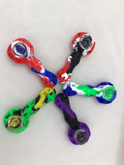 Silicon classic pipe RED/BLUE