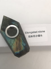 Real Natural stone MINI pipe ELONGATED STONE