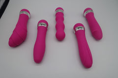 Vibrator wrinkled electric toy pink