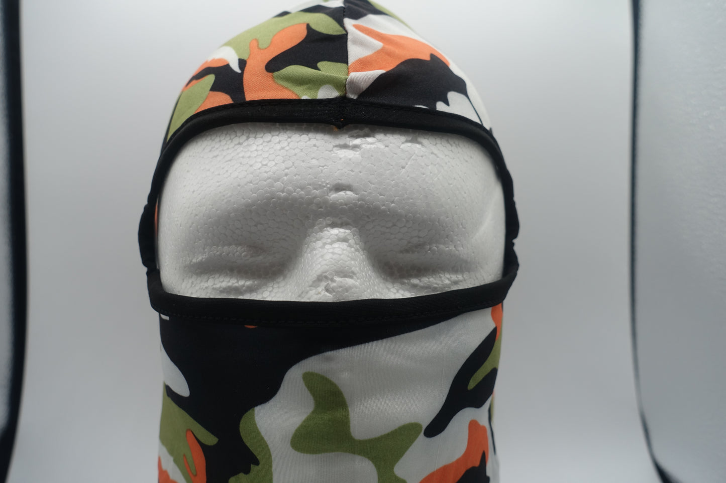 Scarf mask 2in1 camouflaged ORANGE